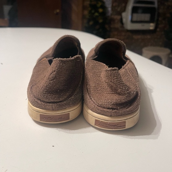 OluKai Women’s Size 9 Pehuea Heu-W Full Grain Leather Slip On Shoes - Picture 4 of 9